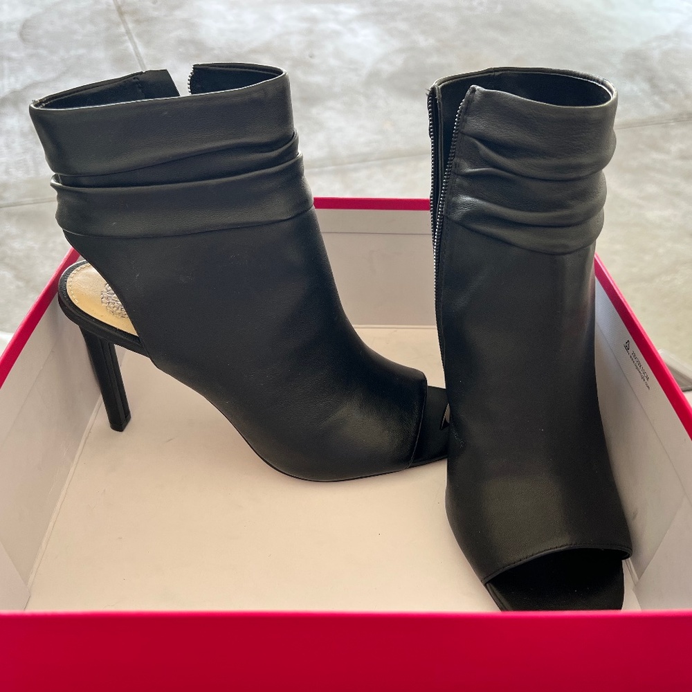 Vince Camuto Peep Toe Booties